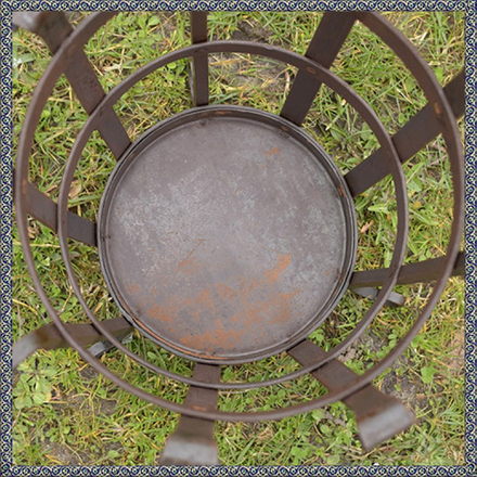Forged fire basket