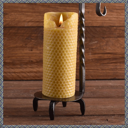 Forged candle holder
