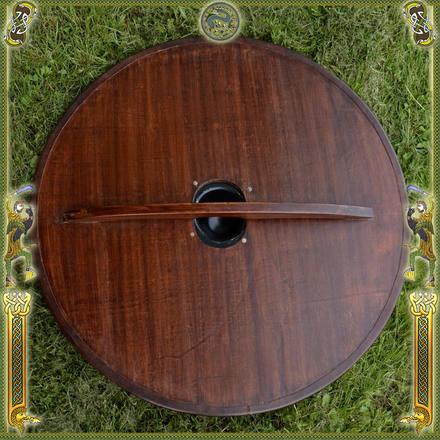 Viking Wooden Round Shield with Norse horse motif