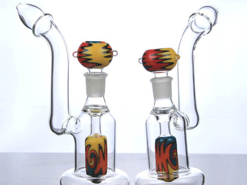 Post Now: COLORED OIL GLASS BUBBLER