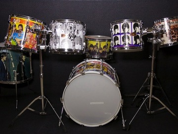 Selling with online payment: BEATLES TRIBUTE DRUMSET FOR SALE  $5,000.00