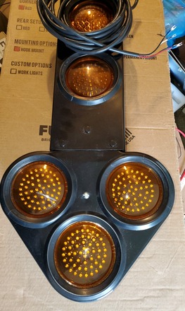 New Sho-Me 02.6052 52" Amber Led Arrow Board Complete Kit