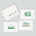  : Public transport Hong Kong style note card gift set