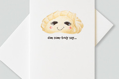  : Dim sum-body say greetings cards (pack of 6 cards)