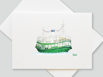 : Star ferry greetings cards (pack of 6 cards)