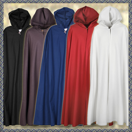 Medieval Cloak Burkhard, red