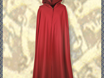 Verkaufen mit Widerrufsrecht (Gewerblicher Anbieter): Medieval Cloak Burkhard, red