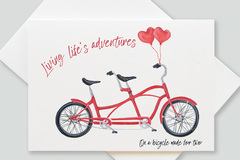  : Love and marriage (collection of 6 greetings cards)