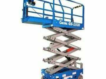 Renting out equipment (w/o operator): Genie 19ft Lift L1