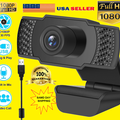 Liquidation/Wholesale Lot: 20x 1080P Full HD USB Webcam Web Camera with Microphone for PC De