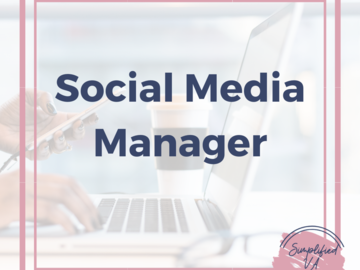 Contact for Info: Social Media Manager