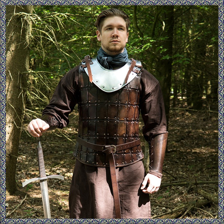 Medieval Brigantine, Leather Torso Armor, various sizes