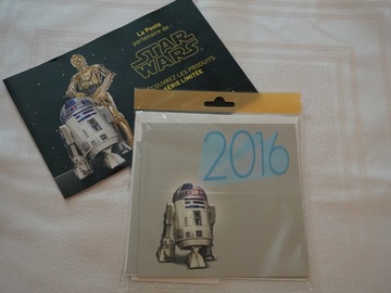 Vente: Carte postale STAR WARS R2-D2 de voeux 2016 