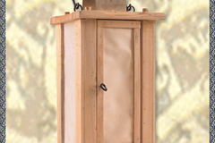 Selling with right to rescission (Commercial provider): Wooden Lantern with parchment windows