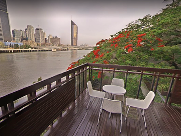 Walk-in: Gorgeous river view on patio for 4 | State Library Queensland 