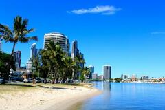 Walk-in: Broadwater views under the shelter for up to 6 | Budd's Beach