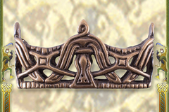  Försäljning med ångerrätt (kommersiell säljare): Locket for Viking Sword Scabbard, Antiqued Brass