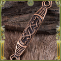 Myynti peruuttamisoikeudella (kaupallinen myyjä): Belt Loop for Viking Sword Scabbard, Small Serpents, Bronze