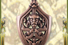 Vendita con diritto di recesso (venditore commerciale): Chape for Viking Sword Scabbard, Bronze