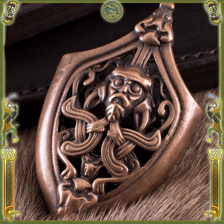 Chape for Viking Sword Scabbard, Bronze