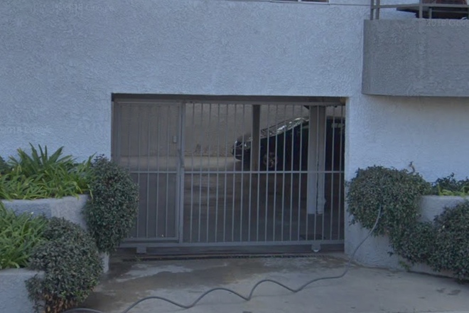 Los Angeles CA, Gated Garage Parking By Palms Metro Expo Station 