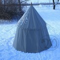 Verkaufen mit Widerrufsrecht (Gewerblicher Anbieter): Umbrella Tent – 4m – Linen