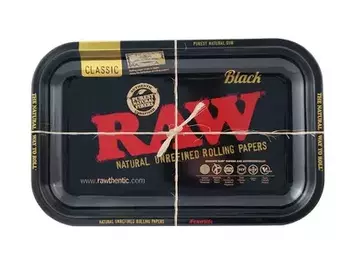  :  RAW Black Rolling Tray 