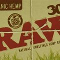  : RAW Organic 300 1.25 1 1/4 Size Rolling Papers 1 Pack = 300 Leave