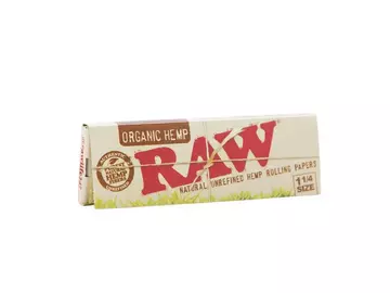 Post Now:  RAW Organic Hemp 1 1/4in Rolling Papers