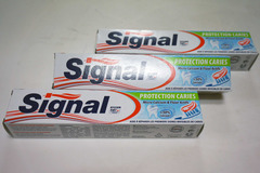Vente: Lot de 3 dentifrices SIGNAL Protection caries