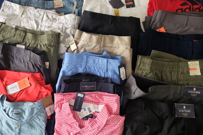 Bulk Lot Of Plus Size Men S Mix Lot Of 30 Pieces Department Store