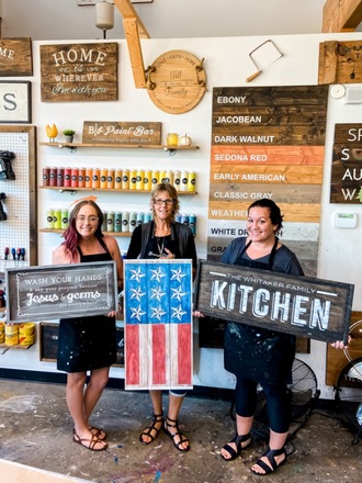 DIY Farmhouse Sign Painting Workshops