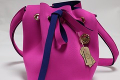  : Bright Pink Bucket Bag