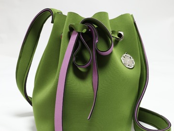  : Olive Green Bucket Bag