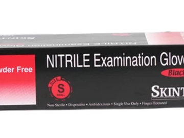 Post Now: Nitrile Gloves Small Black - 100 units