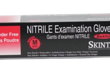 Post Now: Nitrile Gloves Medium Black - 100 units