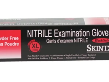  : Nitrile Gloves X-Large Black - 90 units