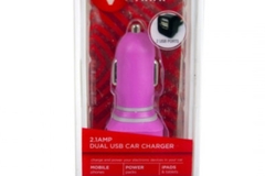Comprar ahora:  (96) Pink Dual Slot USB Car Chargers