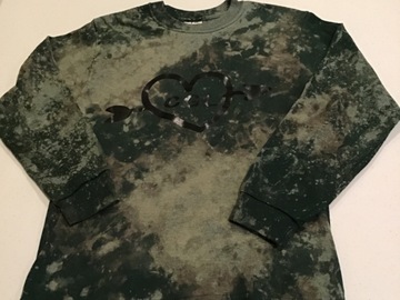 Selling A Singular Item: Splatter bleached long sleeved shirt
