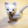 Vente: Figurine petit chaton blanc