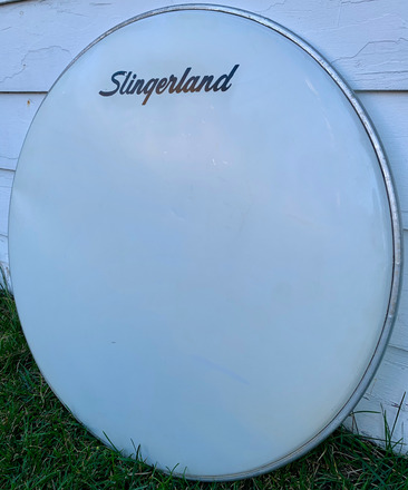 Slingerland bass drum head sale