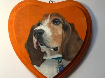 Selling: Custom Dog Portrait - Personalized Dog Oil Painting