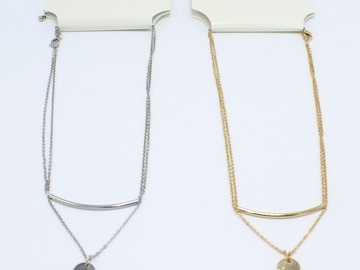 Buy Now: Dozen Gold & Silver Drop Pendant Necklaces