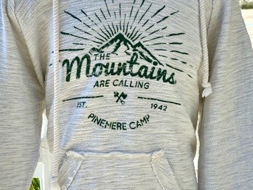 Selling A Singular Item: Camp Pinemere Hooded Swearshirt