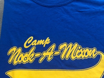 Selling A Singular Item: Camp Nock-a-mixon blue shirt