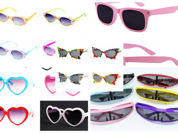 Buy Now: 6 Dozen (72 Pairs) Assorted Kids Size Sunglasses NIB 
