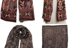 Buy Now: Dozen Collection XIIX Paisley Shawl Wrap Scarves $456 Value