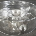 Renting out with online payment: Chip and Dip glass bowl