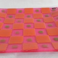 Renting out with online payment: Serving plate - pink and orange - great for sweets