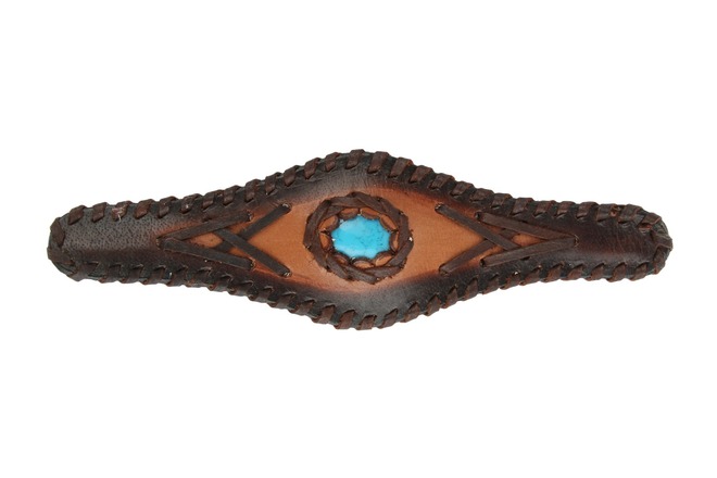 60 Handmade Unisex Wide Genuine Leather Wristband Punk Bracelet